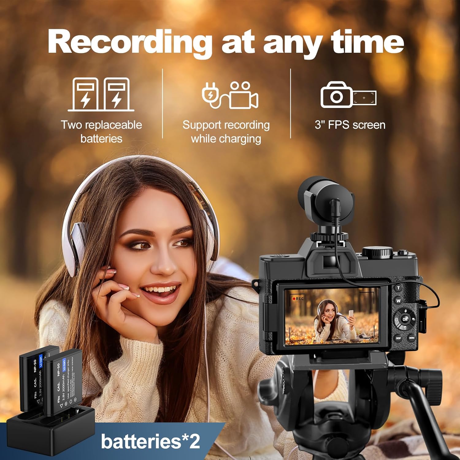 NBD S100F 48MP 4K Digital Came – Japanese Lifestyle Youtubers recenzja i cena