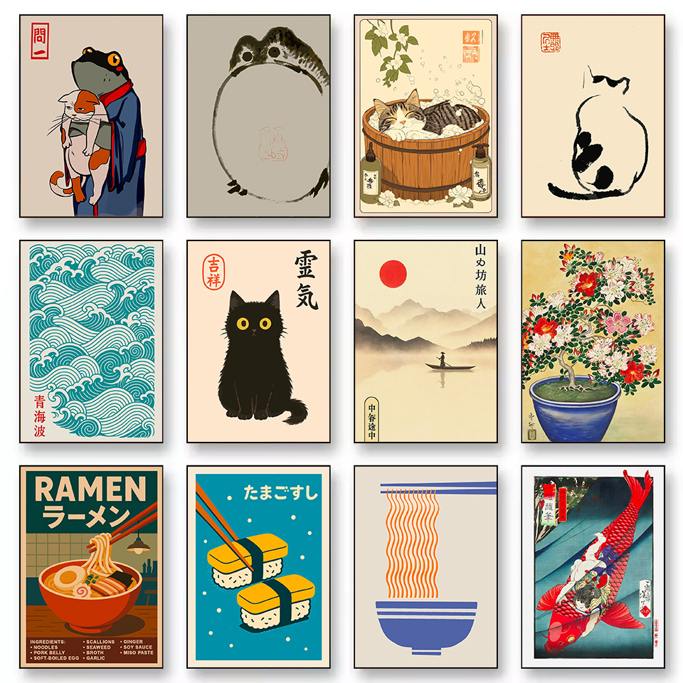 Retro Abstract Japanese Cultur – Japanese Lifestyle And Culture recenzja i cena