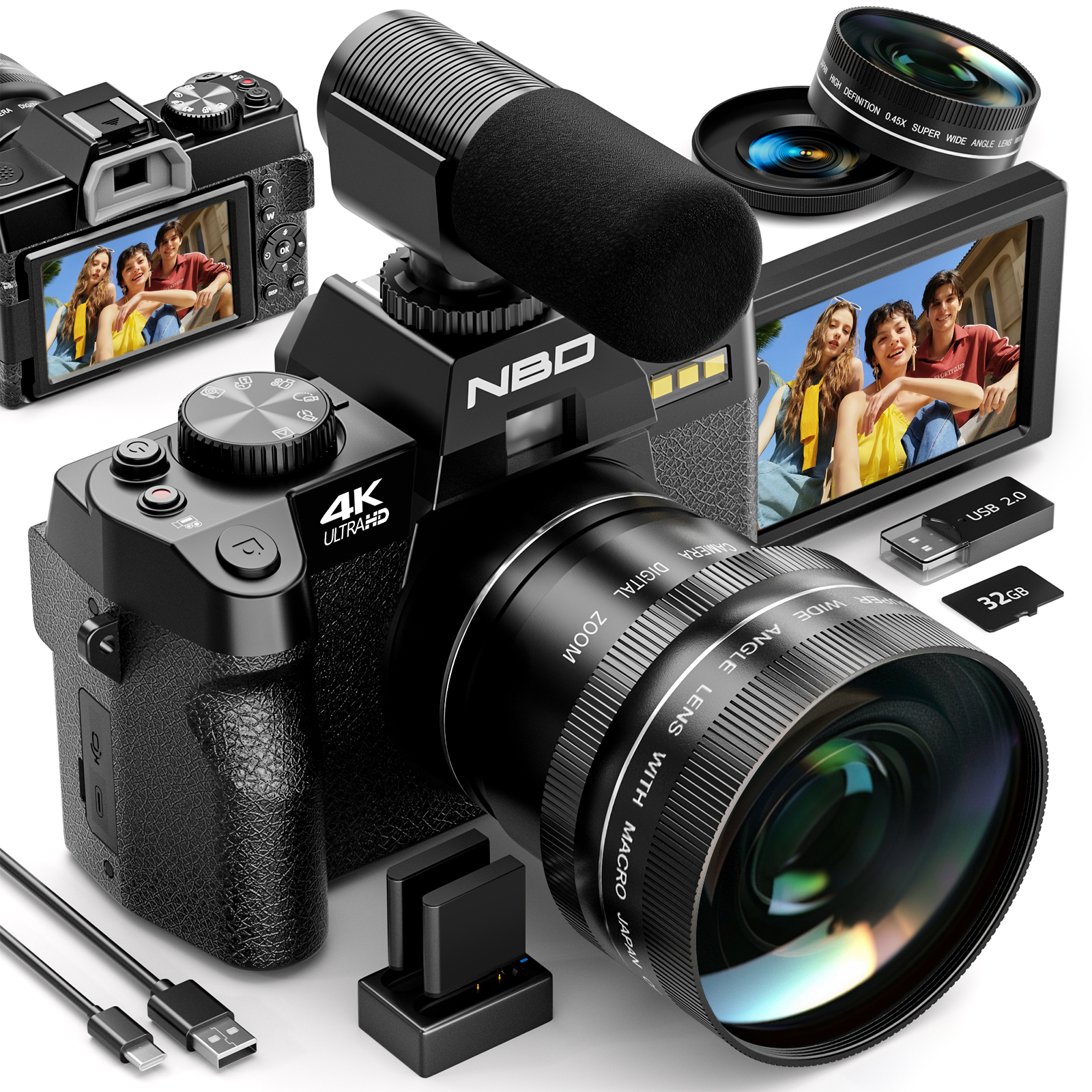 NBD S100F 48MP 4K Digital Came – Japanese Lifestyle Youtubers recenzja i cena
