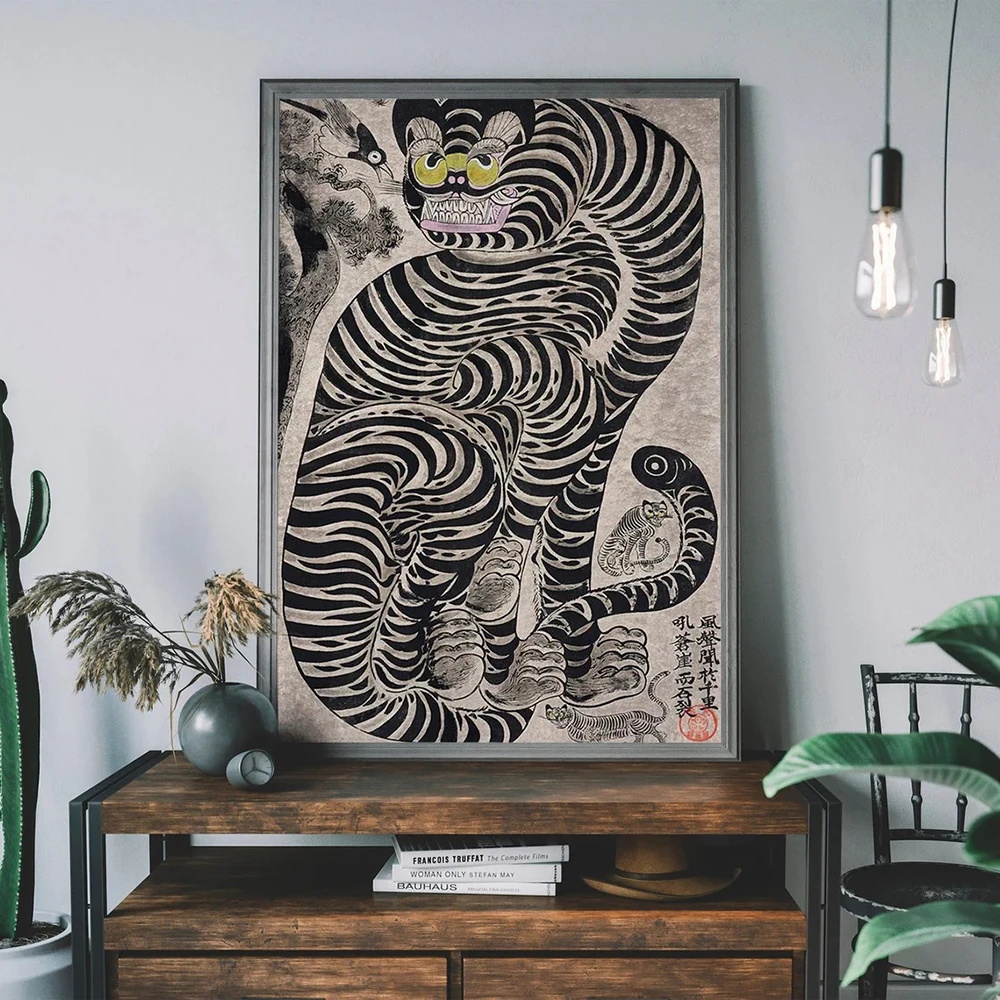 Vintage Japanese Tiger Cat Mus – Japanese Lifestyle Gifts recenzja i cena