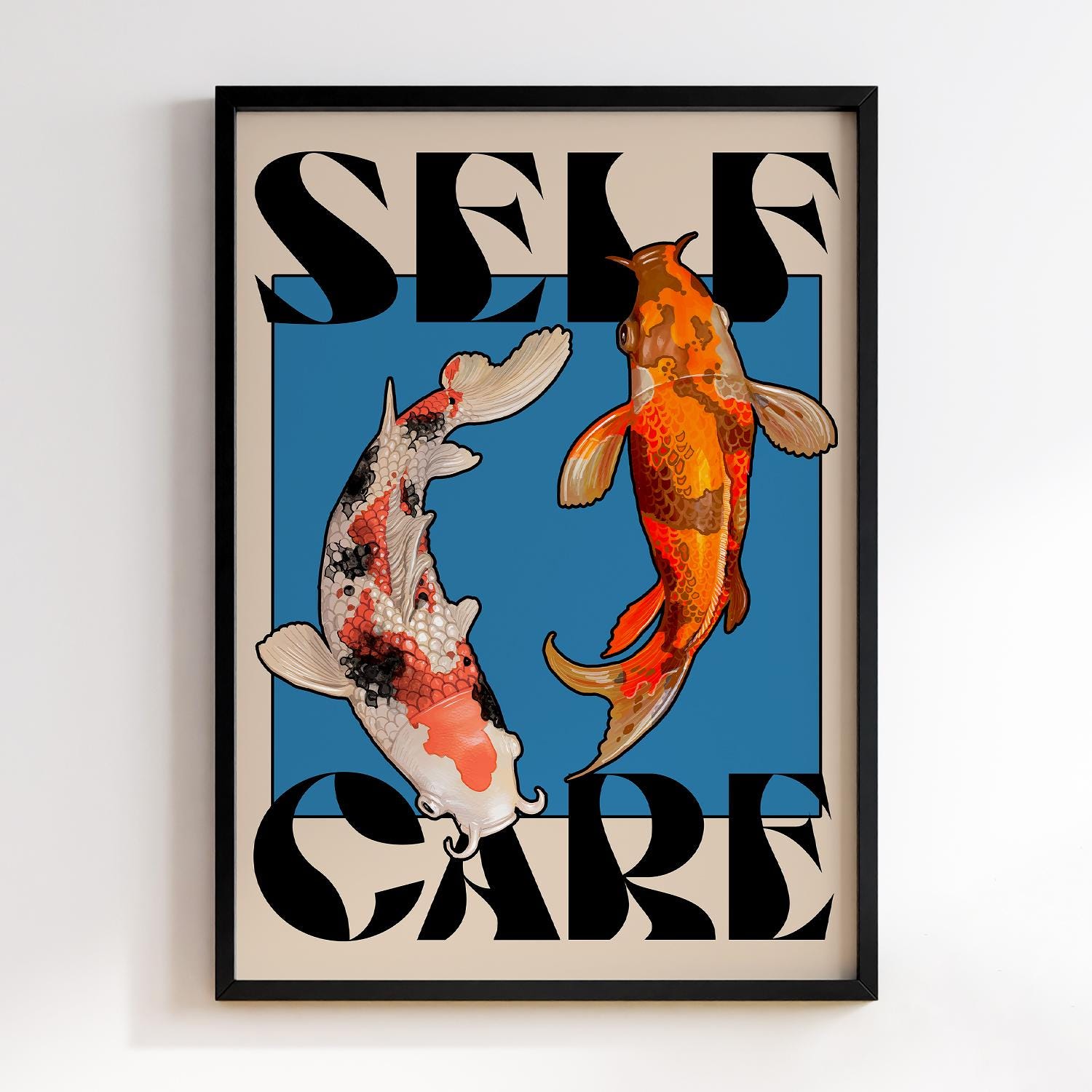 Japanese Red Koi Fish Canvas P – Japanese Lifestyle Gifts recenzja i cena