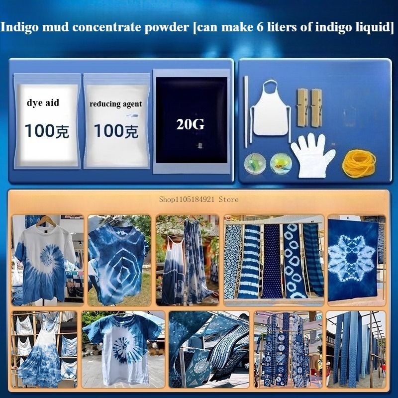 40g Indigo Mud Paste Vegetable – Indigo Dye Kit recenzja i cena