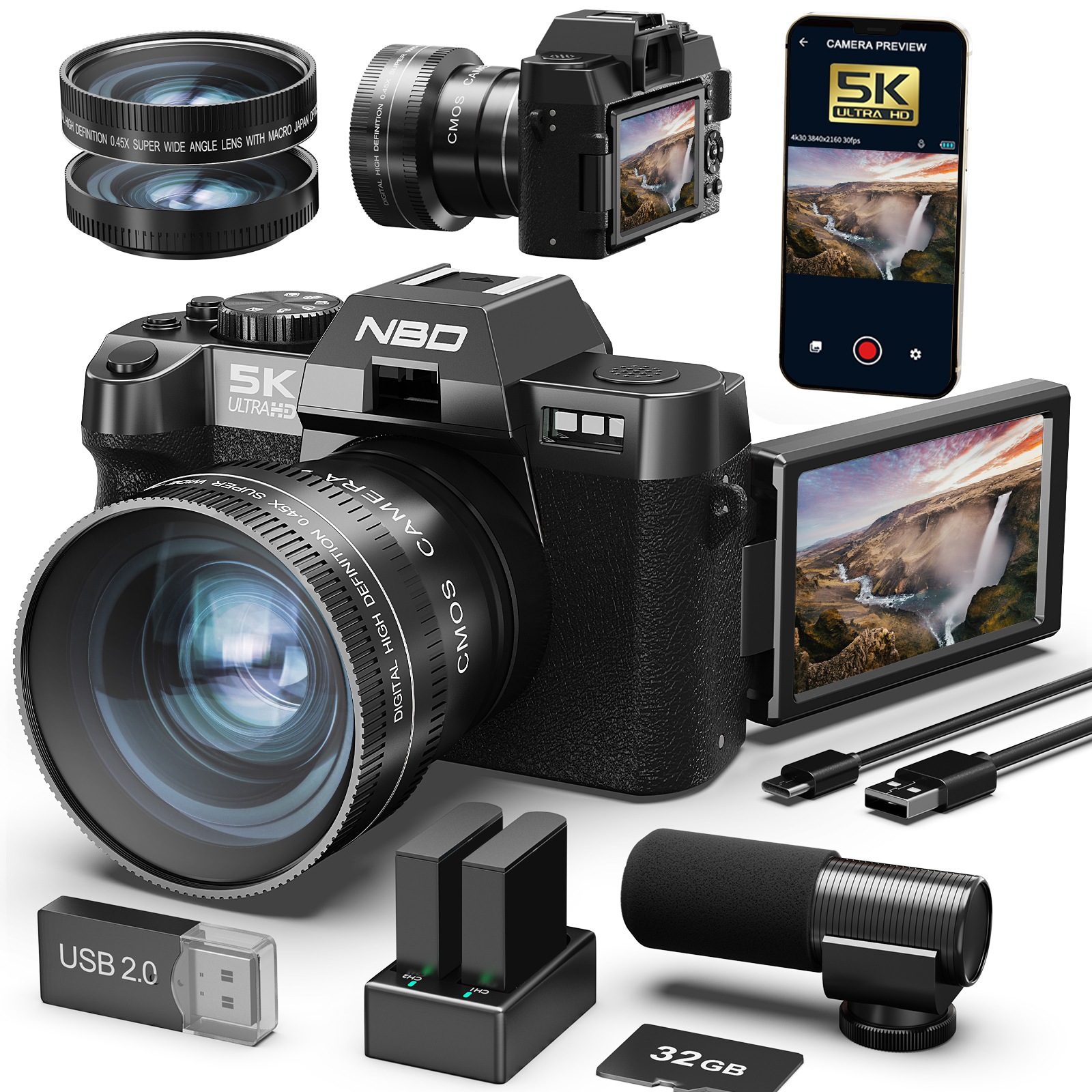 NBD 48MP&4K Digital Cameras fo – Japanese Lifestyle Gifts recenzja i cena