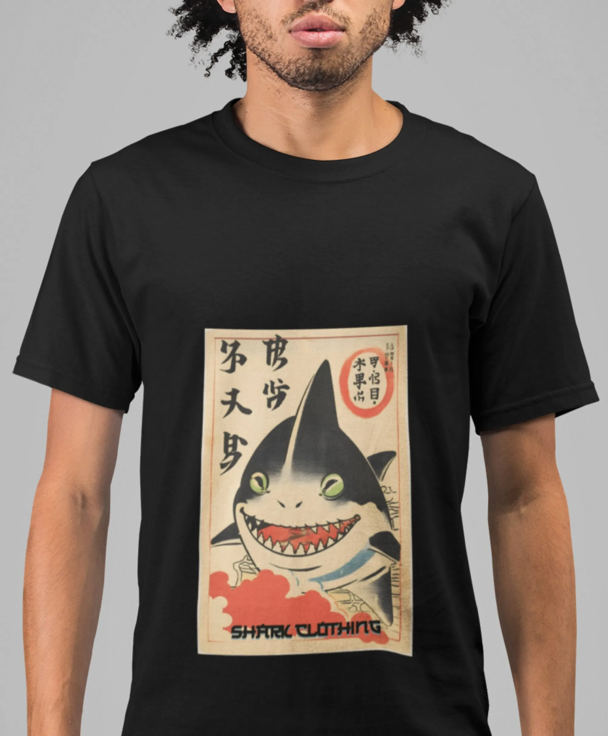 Japanese shark T Shirt Heavy C – Japanese Lifestyle Gifts recenzja i cena